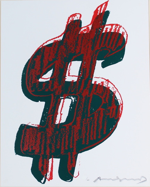 Andy Warhol, ‘Dollar Sign (FS II.278)’, 1982, Print, Screenprint on Lenox Museum Board, Revolver Gallery