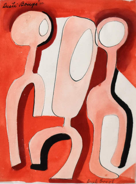 Dusti Bongé, ‘Untitled (Surrealist Keyhole People)’, 1950, Amanda Winstead Fine Art