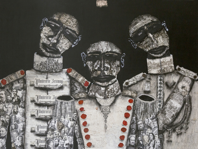 Kent Richardt, ‘Brothers in Arms XV’, 2019, Painting, Mixed media on canvas, Oxholm Gallery