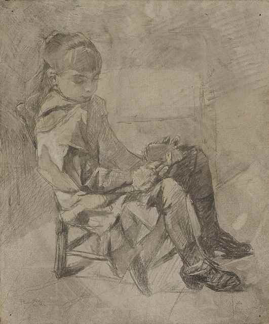 Henri de Toulouse-Lautrec, ‘Mademoiselle Béatrix Tapié de Céleyran’, 1882, BAILLY GALLERY