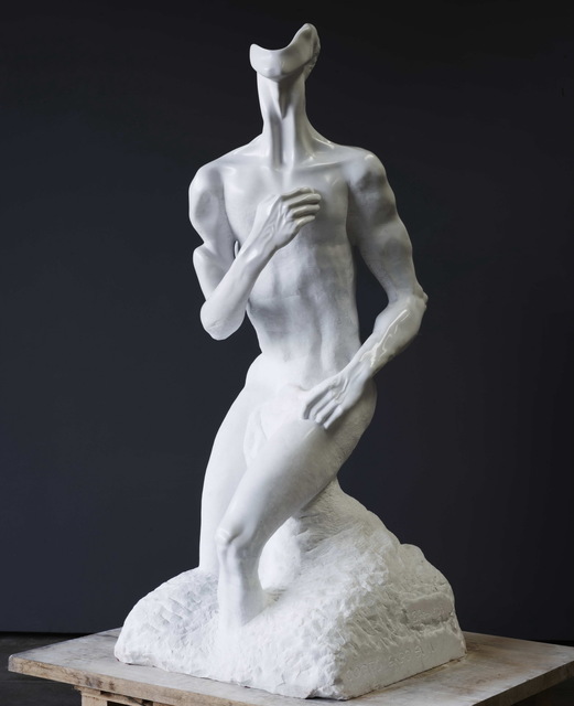 Biljana Petrovic, ‘COGITO ERGO SUM’, 1998-1999, Sculpture, Marble "white P", GALERIE BENJAMIN ECK
