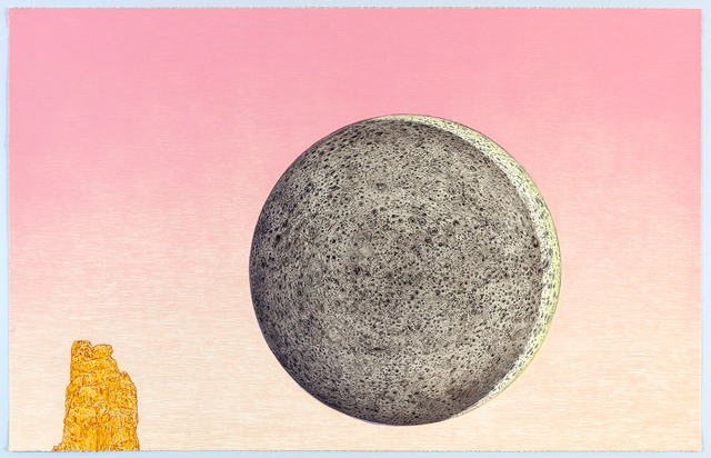 Michael Krueger, ‘The Other Side of the Moon (Let’s Keep It Between Us)’, 2018, Tamarind Institute