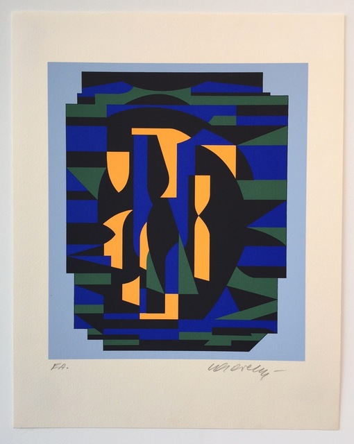 Victor Vasarely, ‘Risir, from Ion Album’, 1989, Print, Screenprint, Gregg Shienbaum Fine Art