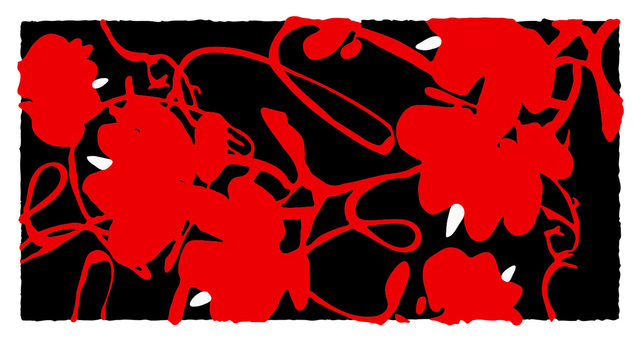 Donald Sultan, ‘Lantern Flowers, Feb 17, 2012’, 2012, Meyerovich Gallery