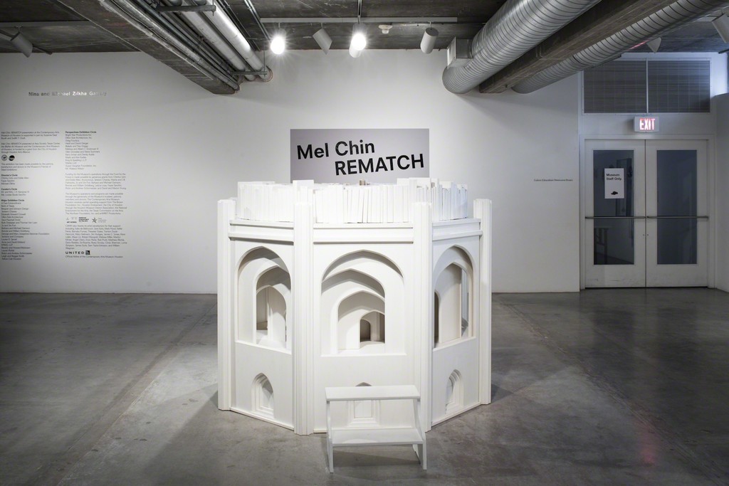 Installation view of "Mel Chin: Rematch" at the Contemporary Arts Museum Houston, 2015. Photo: Paul Hester. © Contemporary Arts Museum Houston, 2015. Installation view of "Mel Chin: Rematch" at the Contemporary Arts Museum Houston, 2015. Photo: Paul Hester. © Contemporary Arts Museum Houston, 2015.
