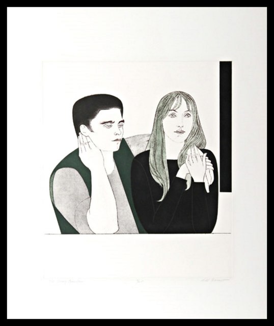 Will Barnet, ‘The Young Couple (Cole 141)’, 1971, Alpha 137 Gallery