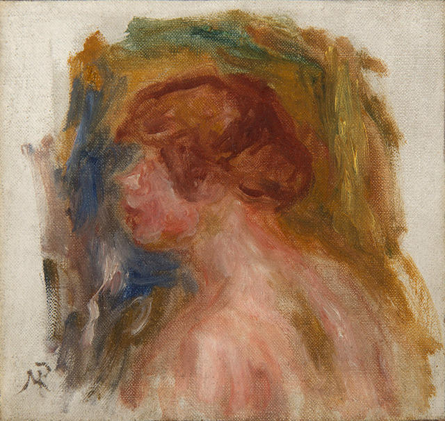 Pierre-Auguste Renoir, ‘Buste de jeune femme’, Unknown, HELENE BAILLY GALLERY