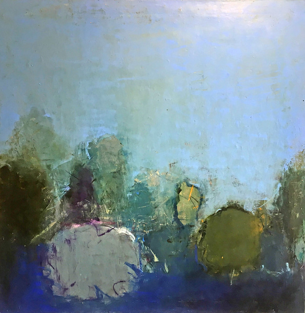 Sandrine Kern, ‘Floral Park’, 2018, Painting, Oil and cold wax on canvas, Madelyn Jordon Fine Art