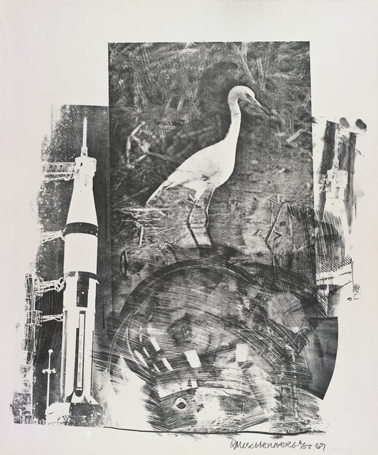 Robert Rauschenberg, ‘Horn, Stoned Moon Series’, 1969, Woodward Gallery