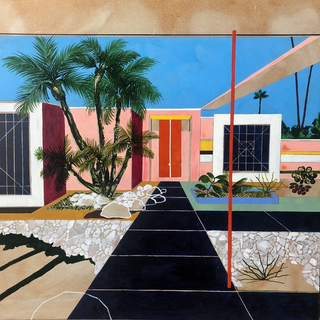 Charlotte Keates, ‘Pink Blush’, 2018, Painting, Oil and acrylic on board, Arusha Gallery