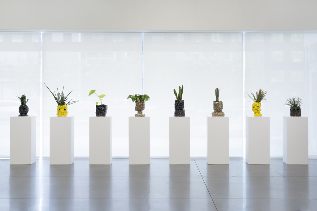 Installation View: Rashid Johnson, The Hikers, 2019. Photo: Tony Prikryl Installation View: Rashid Johnson, The Hikers, 2019. Photo: Tony Prikryl