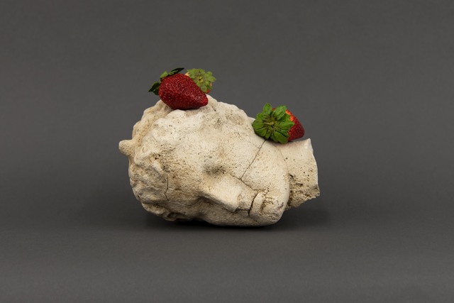 Tony Matelli, ‘Head’, 2016, Sculpture, Concrete, Painted Bronze, Independent Curators International (ICI)