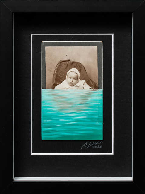 André Schulze, ‘Baby’, 2020, Painting, Photography, oil paint, Paradigm Gallery + Studio