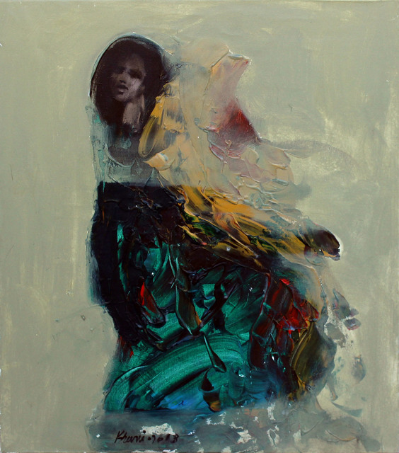 Khalid El-Khani, ‘Blue & Black’, 2018, Orient Gallery