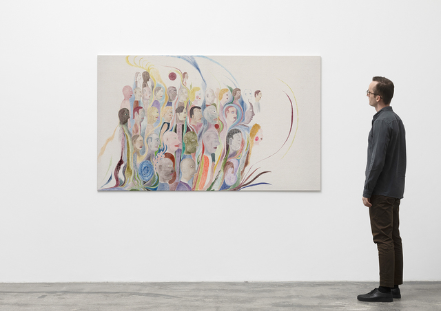 Chris Johanson, ‘Untitled (Painting 12 of 12)’, 2019, Painting, Acrylic on canvas, Galleri Nicolai Wallner