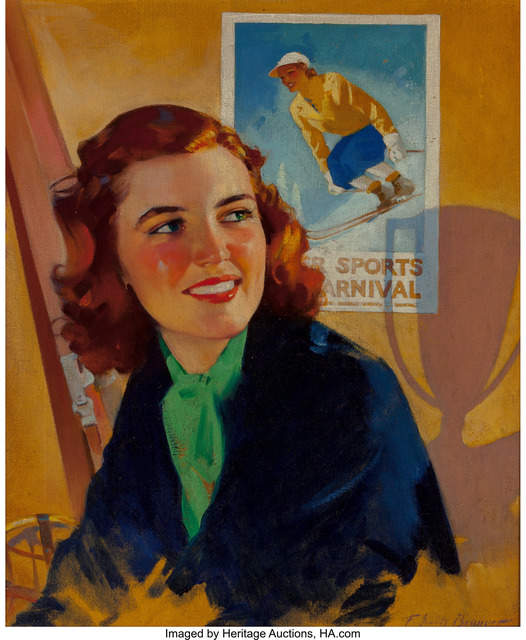 Frederick Sands Brunner, ‘Meet Korn, This Week Herald Tribune, February 5, 1939’, Painting, Oil on canvas, Heritage Auctions