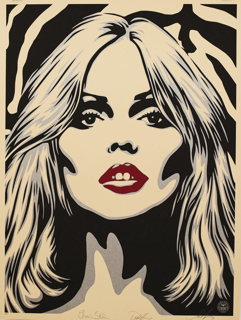 Shepard Fairey (OBEY), ‘Debbie Harry Zebra Skin’, 2014, Sping/Break Benefit Auction