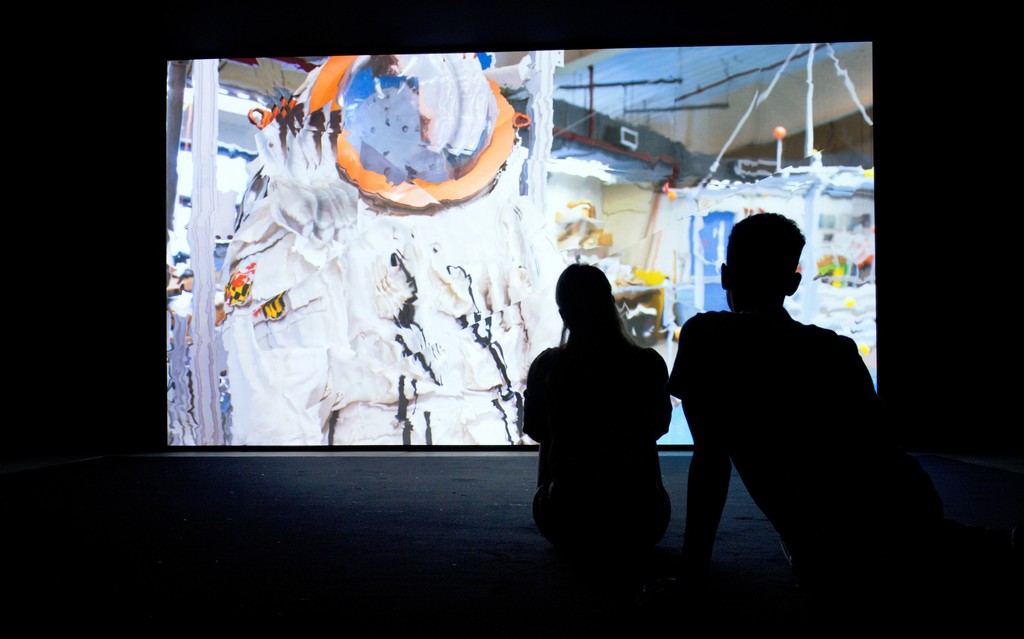 Installation view of "The Infinite Mix: Contemporary Sound and Video" at The Store, London (2016) © Linda Nyland Installation view of "The Infinite Mix: Contemporary Sound and Video" at The Store, London (2016) © Linda Nyland