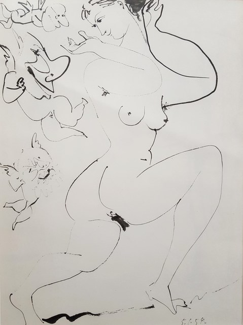 Pablo Picasso, ‘La Comedie Humaine’, 1954, Print, Heliogravure, Graves International Art