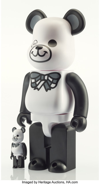 BE@RBRICK X Fragment Design, ‘Freemasonry, 400% and 100% White’, 2017, Heritage Auctions