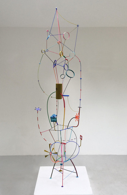 Tom Nussbaum, ‘Radio Shak’, 2018, Sculpture, Acrylic on welded steel and epoxy, Octavia Art Gallery