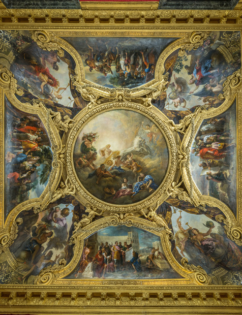 Charles de La Fosse, ‘Le plafond du salon d'Apollon’, 1674, Château de Versailles