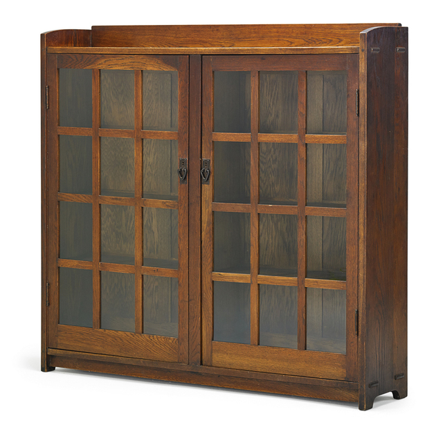 Gustav Stickley, ‘Oversized Double-Door Bookcase, Eastwood, NY’, ca. 1912, Rago/Wright