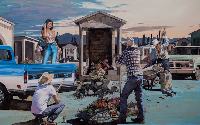 Tracy Stuckey, ‘Un Recuerdo del Panteon (A memory of the cemetery)’, 2021, Painting, Oil on canvas, Visions West Contemporary
