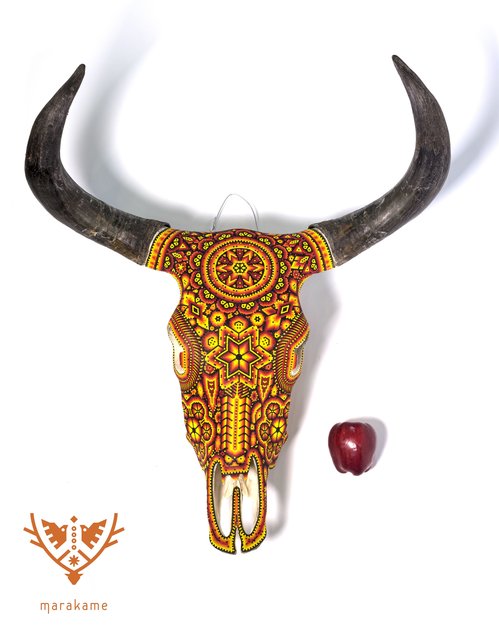 Santo de la Cruz Carrillo, ‘Tatewari X’, 2018, Marakame - Arte Huichol