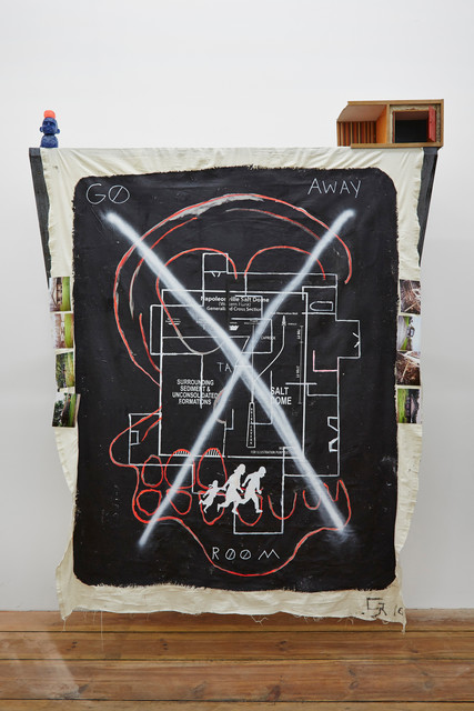 Stephen G. Rhodes, ‘Propertyless Plan: Go Away’, 2016, Mixed Media, Mixed media, Isabella Bortolozzi Galerie