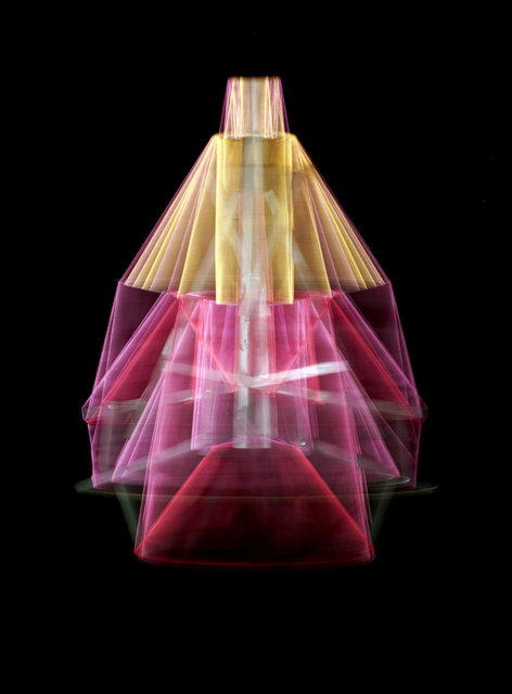 Taiyo Onorato & Nico Krebs, ‘Spin 04 (magenta yellow)’, 2012, Photography, C-Print, Dibond, Museum Glass, Sies + Höke