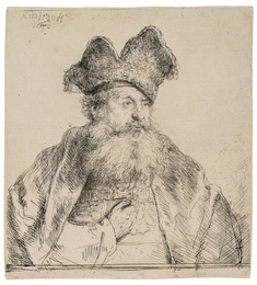 Old Man with Divided Fur Cap