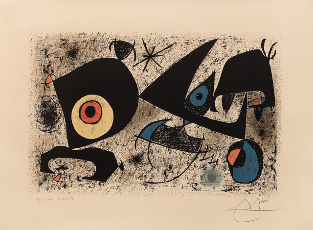 Joan Miró, ‘Hommage à Miró’, 1972, Hindman