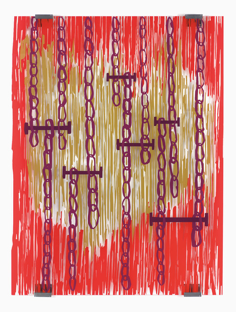 Jean-Marc Bustamante, ‘Rouge et or ’, 2006, Xavier Hufkens