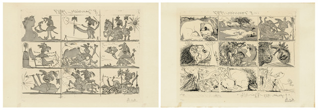 Pablo Picasso, ‘Sueño y Mentira de Franco I & II’, 1937, Christie's