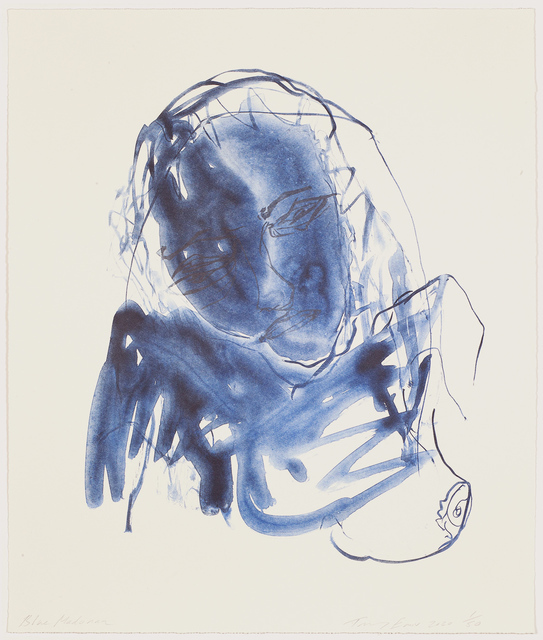 Tracey Emin, ‘Blue Madonna’, 2020, Print, Lithograph on paper, Hang-Up Gallery