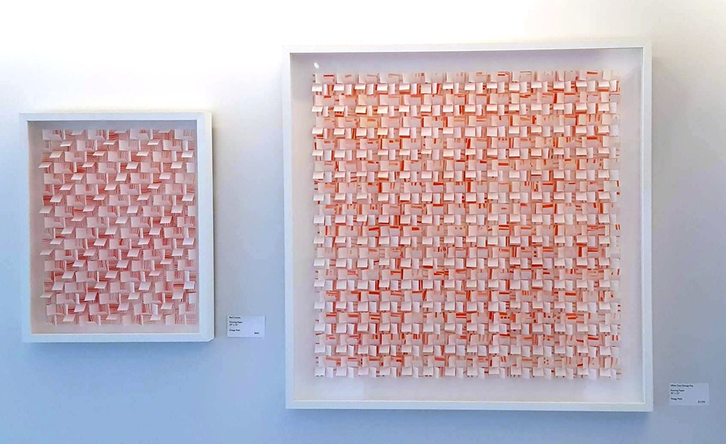 "Red Currents" and "White Over Orange Pop", Gregg Welz "Red Currents" and "White Over Orange Pop", Gregg Welz