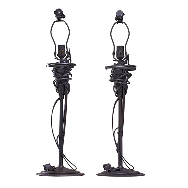 Albert Paley, ‘Two Sculptural Table Lamps, Rochester, NY’, 1993, Rago/Wright