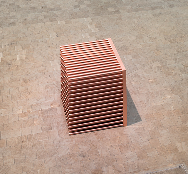 Judith Fegerl, ‘still’, 2018, Sculpture, Copper (169 pin fins), Galerie Hubert Winter