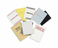 Ed Ruscha - A Group of Eight Artist's Books Royal Road Test, 1967 Various Small Fires, 1964 A Few Palm Trees, 1970 Colored...