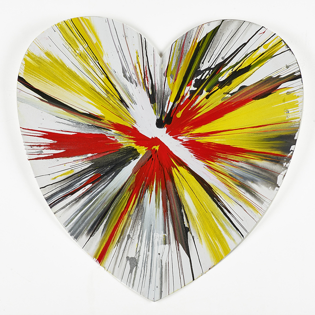 Damien Hirst, ‘Heart Spin Painting (Created at Damien Hirst Spin Workshop)’, 2009, Rago/Wright