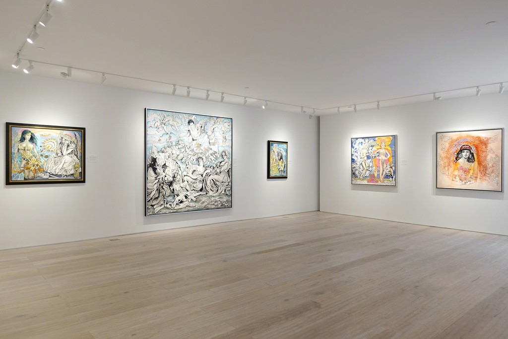Audrey Flack: Master Drawings from Crivelli to Pollock - Installation view Audrey Flack: Master Drawings from Crivelli to Pollock - Installation view