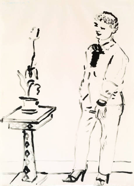 David Hockney, ‘Celia Musing’, 1979, Print, Lithograph, Hamilton-Selway Fine Art