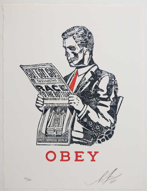 Shepard Fairey, ‘"Race To The Bottom"’, 2018, New Union Gallery