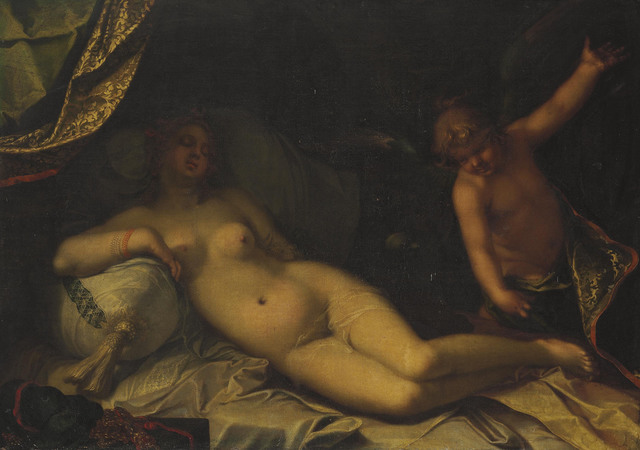 Abraham Bloemaert, ‘A mythological scene, perhaps Venus and Cupid’, Painting, Oil on canvas, Christie's Old Masters