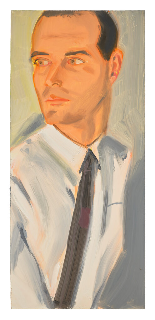 Alex Katz - Study for Man in White Shirt (Peter)