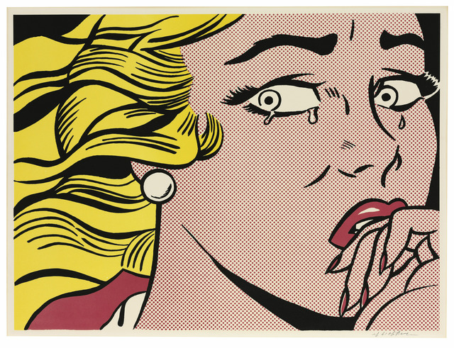 Roy Lichtenstein Crying Girl 1963 Artsy