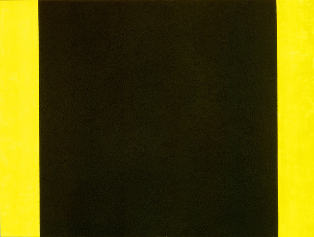 Peter Halley, ‘Black Cell with Yellow Background’, 1984, Galerie Andrea Caratsch