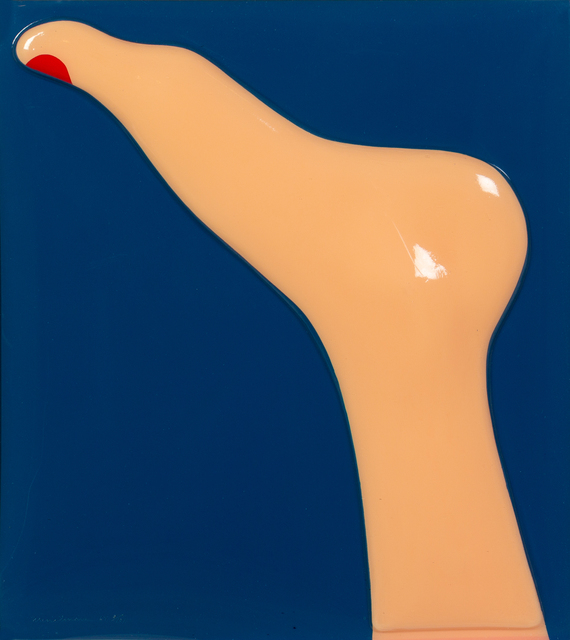 Tom Wesselmann, ‘Seascape (Foot)’, 1967, Print, Screen-printed vacuum formed plexiglas, Hindman