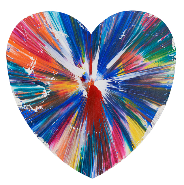 Damien Hirst, ‘Heart Spin Painting (Created at Damien Hirst Spin Workshop)’, 2009, Rago/Wright